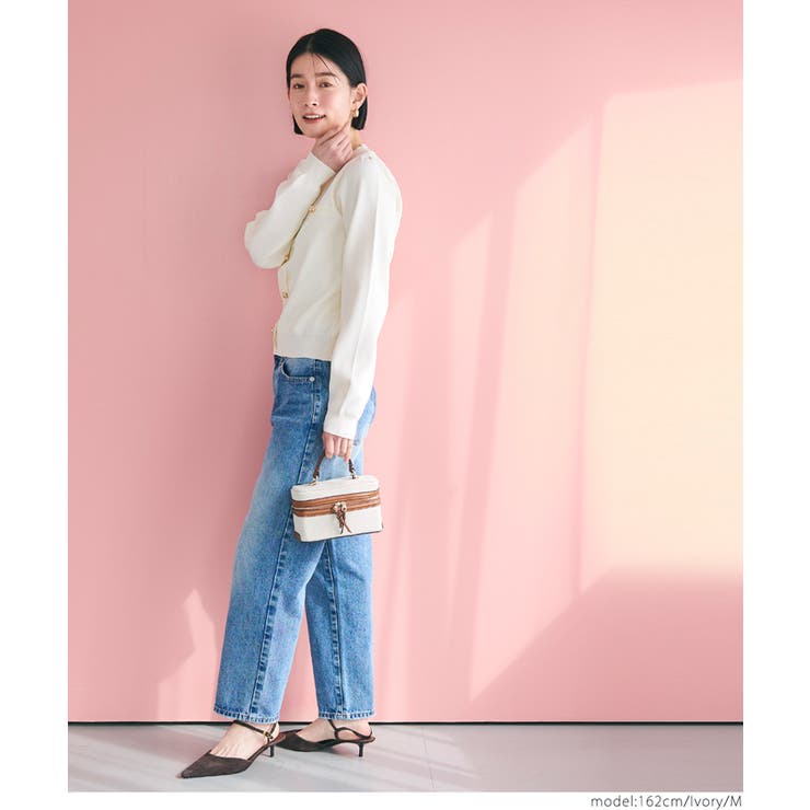 ゴールドボタンニットプルオーバー レディース | coca | 詳細画像17 