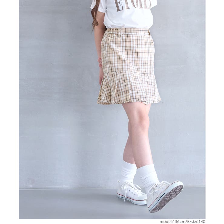 プリーツ切替スカート キッズ | coca | 詳細画像14 