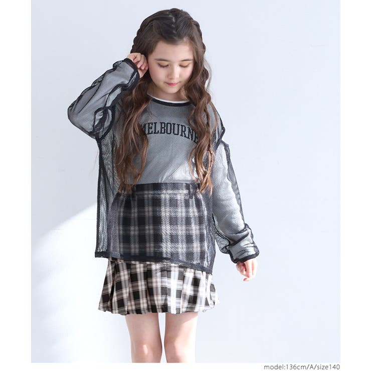 ［A］ | プリーツ切替スカート キッズ | coca