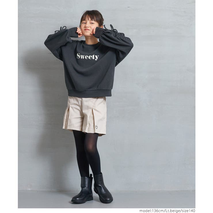 ツイルプリーツショートパンツ キッズ | coca | 詳細画像6 