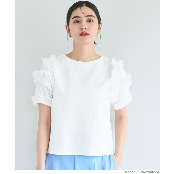 袖フリル半袖トップス レディース | coca | 詳細画像12 