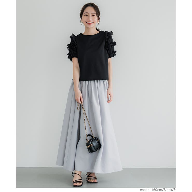 袖フリル半袖トップス レディース | coca | 詳細画像14 