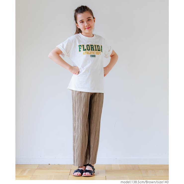 親子お揃いシャイニーウェーブプリーツパンツ キッズ | coca | 詳細画像12 