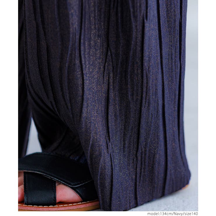 親子お揃いシャイニーウェーブプリーツパンツ キッズ | coca | 詳細画像19 