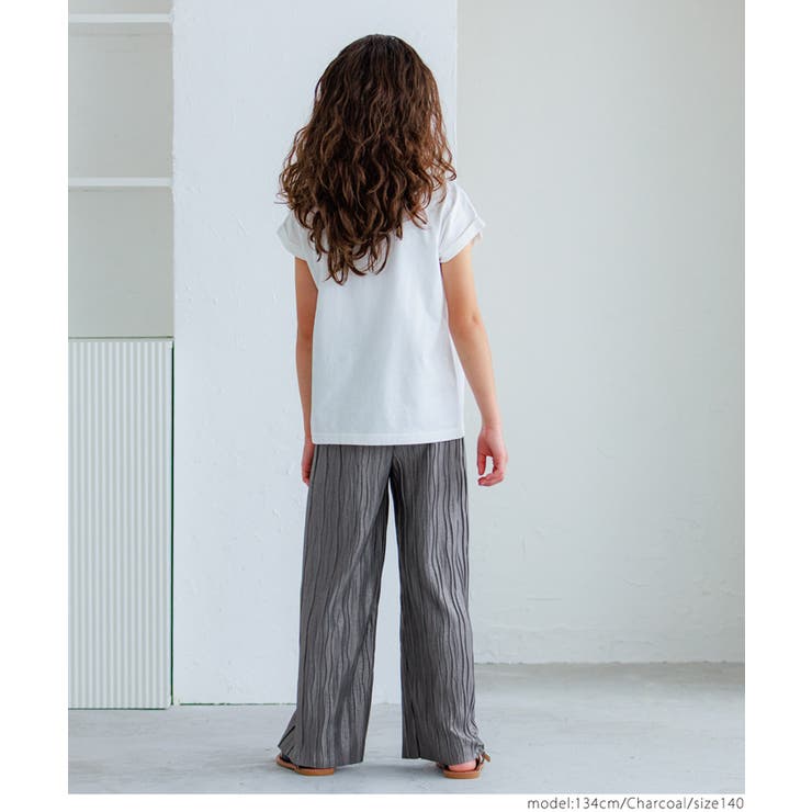 親子お揃いシャイニーウェーブプリーツパンツ キッズ | coca | 詳細画像10 