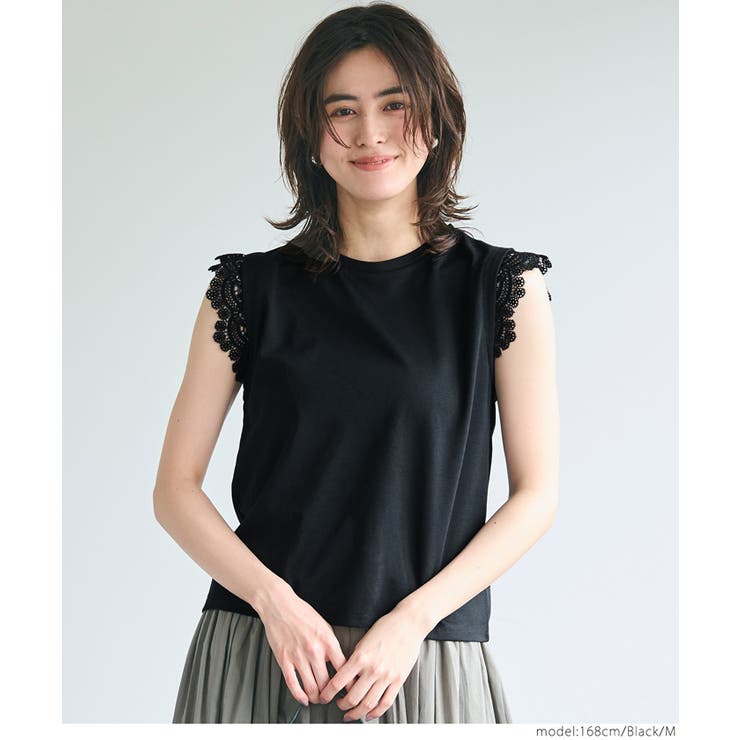 肩レーストップス レディース[品番：PA000017044]｜coca（コカ