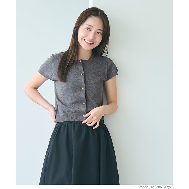 金ボタンニットトップス | coca | 詳細画像13 