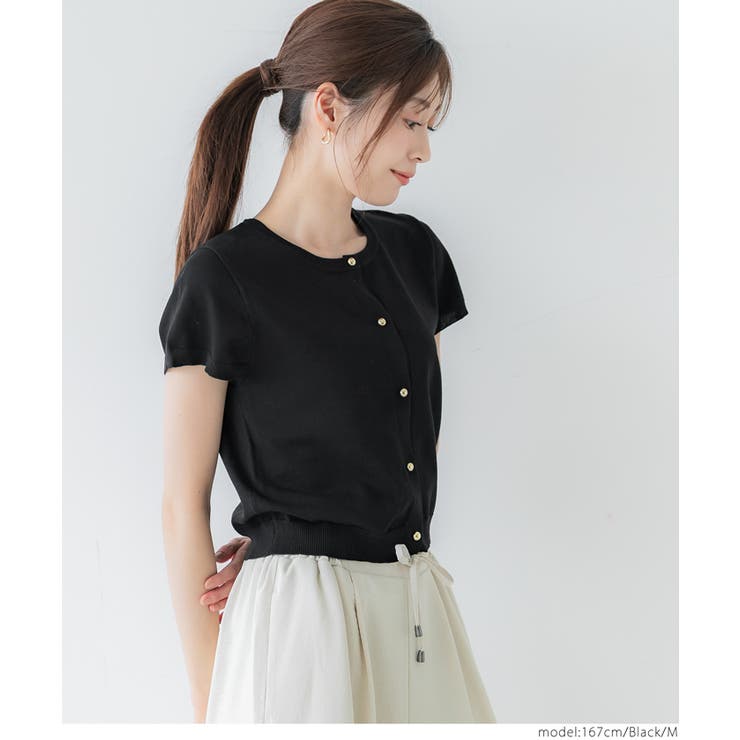 金ボタンニットトップス[品番：PA000017313]｜coca（コカ）の