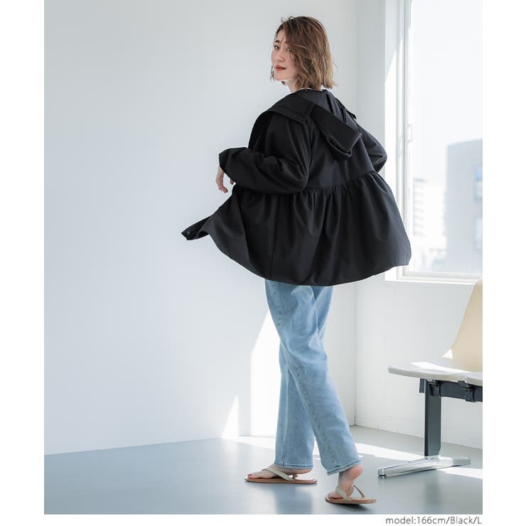 UVカットギャザーパーカー レディース[品番：PA000017051]｜coca（コカ