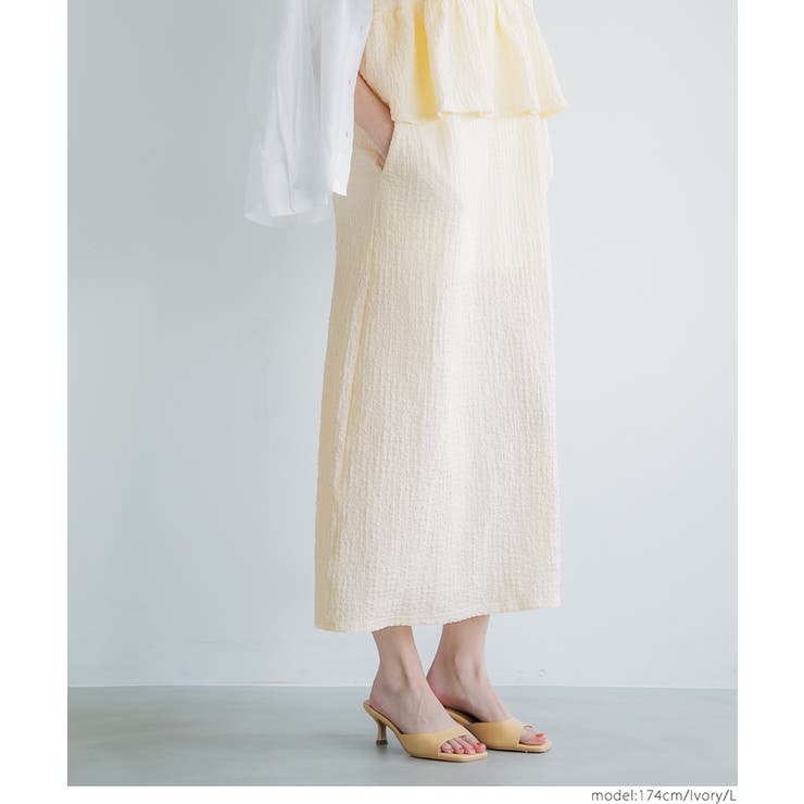 クロスシャーリングペプラムワンピース レディース | coca | 詳細画像13 