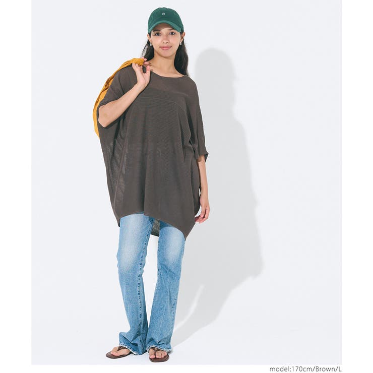 【体型カバー◎】ビッグシルエットドルマンニット | coca | 詳細画像13 