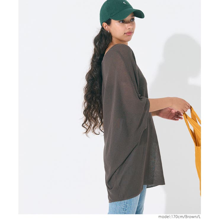 【体型カバー◎】ビッグシルエットドルマンニット | coca | 詳細画像14 