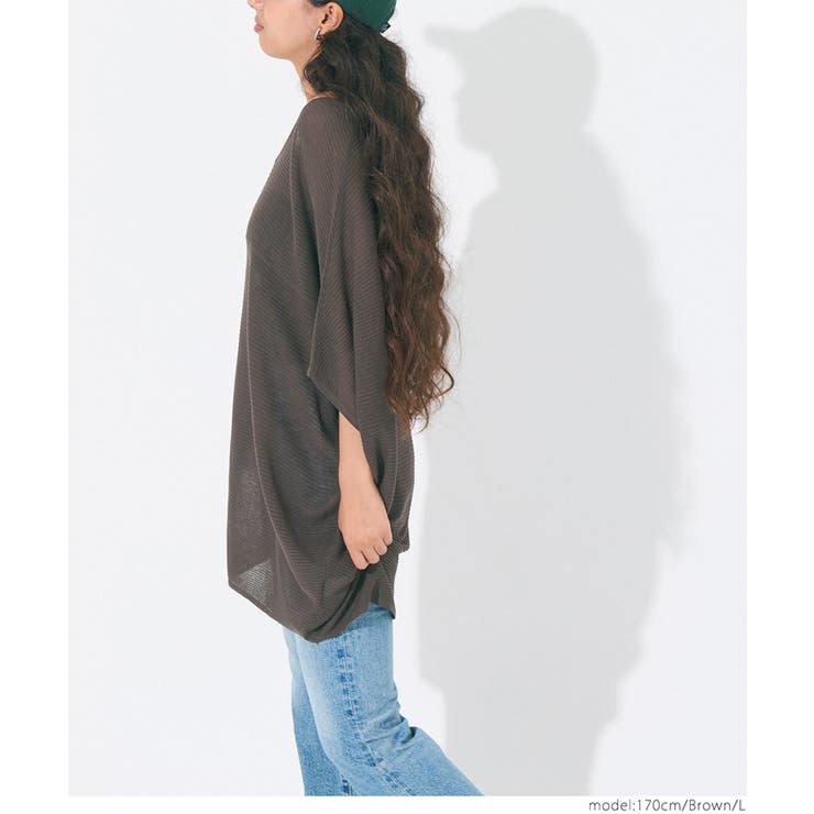【体型カバー◎】ビッグシルエットドルマンニット | coca | 詳細画像17 