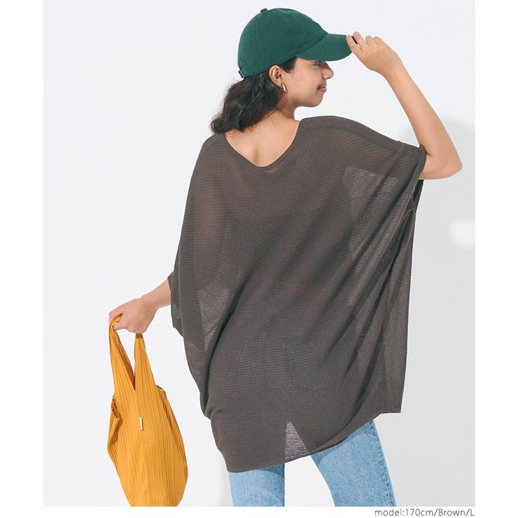 【体型カバー◎】ビッグシルエットドルマンニット | coca | 詳細画像18 