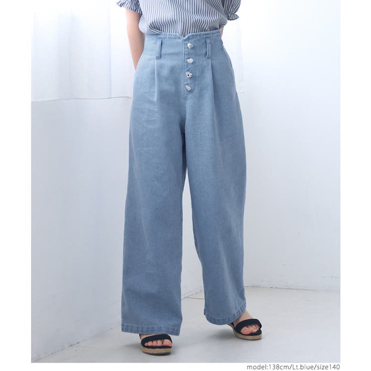 デニムハートボタンパンツ キッズ | coca | 詳細画像11 