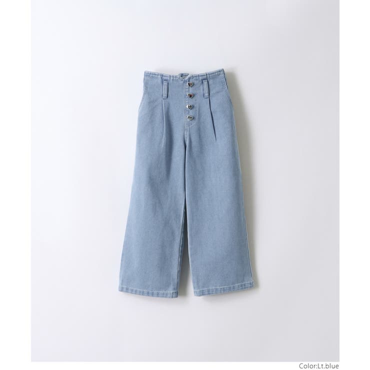 デニムハートボタンパンツ キッズ | coca | 詳細画像14 