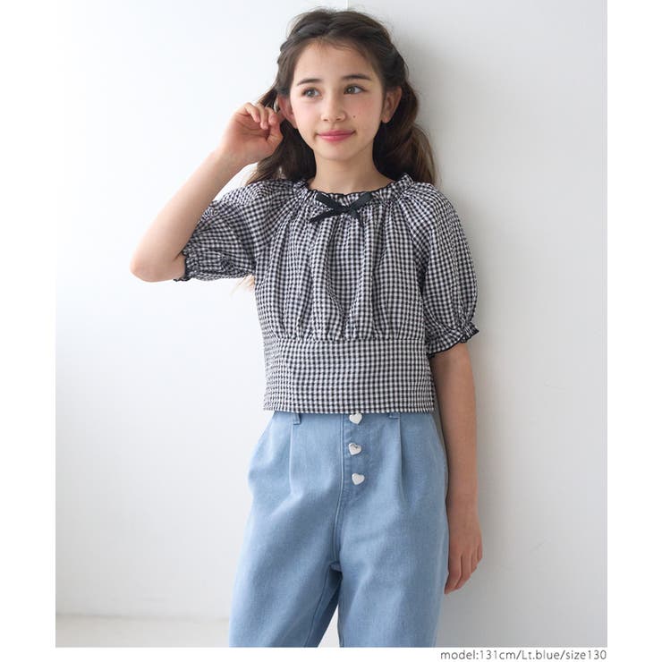 デニムハートボタンパンツ キッズ | coca | 詳細画像8 