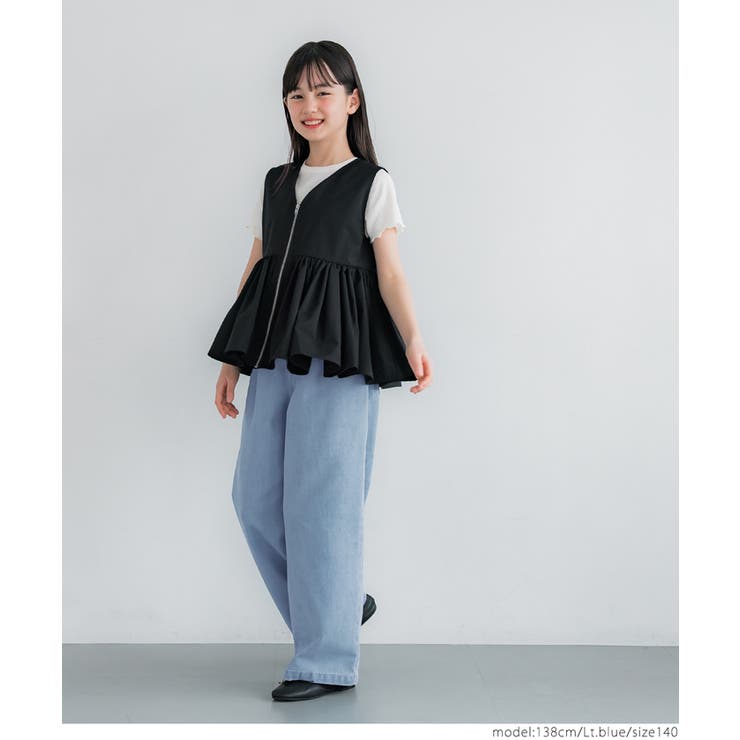 デニムハートボタンパンツ キッズ | coca | 詳細画像9 