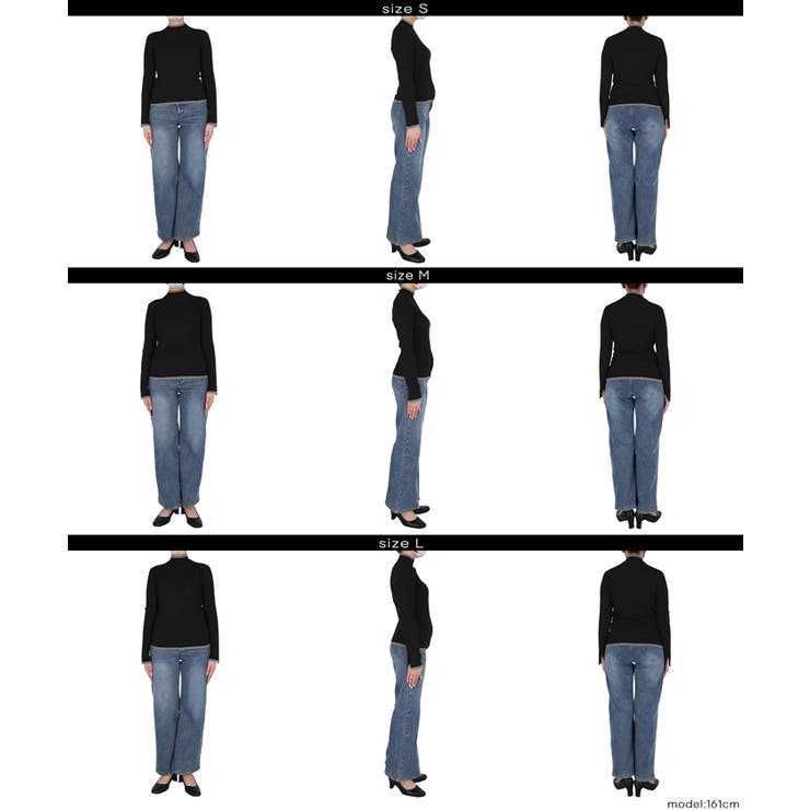 配色デザインで魅せる、アンゴラタッチ配色ハイネックニット | coca | 詳細画像27 