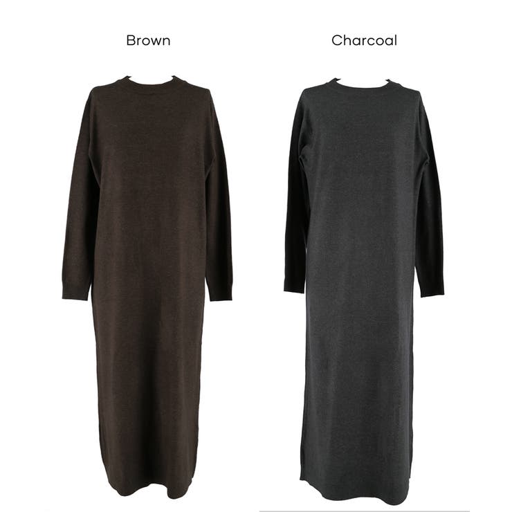 一枚でサマになる、美シルエットのマキシニットワンピース | coca | 詳細画像24 