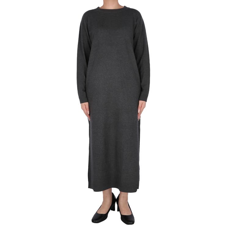 一枚でサマになる、美シルエットのマキシニットワンピース | coca | 詳細画像4 