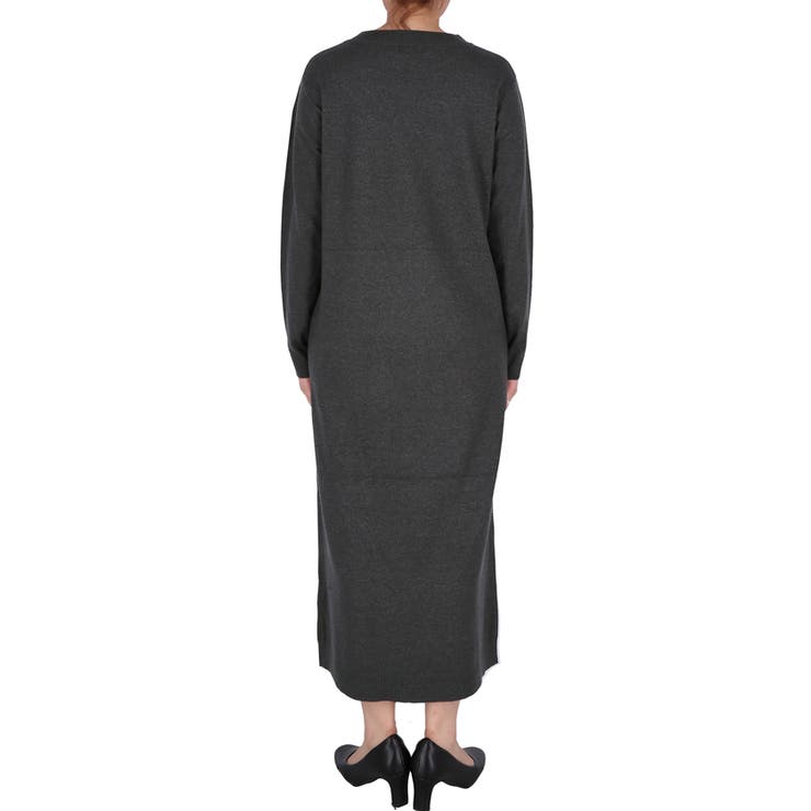 一枚でサマになる、美シルエットのマキシニットワンピース | coca | 詳細画像6 