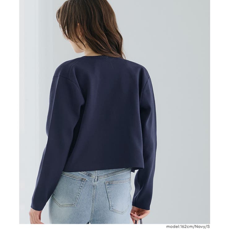 ゴールドボタンクルーネックニットカーディガン | coca | 詳細画像15 