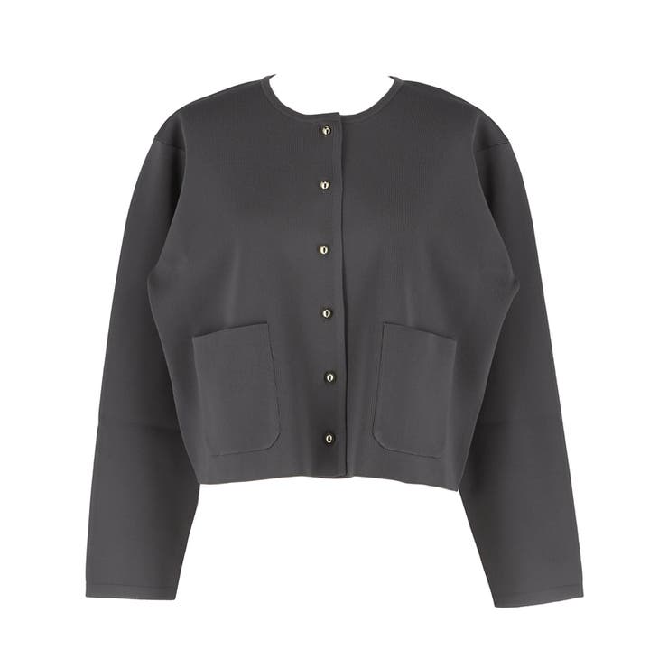 ゴールドボタンクルーネックニットカーディガン | coca | 詳細画像2 