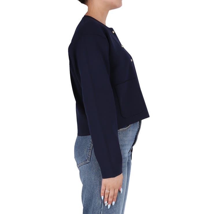 ゴールドボタンクルーネックニットカーディガン | coca | 詳細画像5 