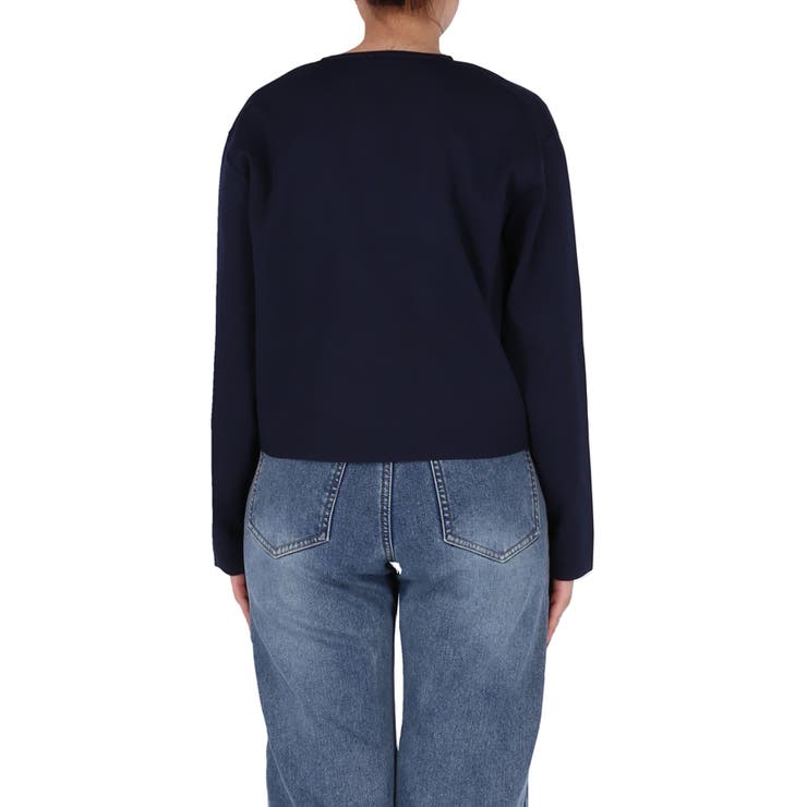 ゴールドボタンクルーネックニットカーディガン | coca | 詳細画像6 