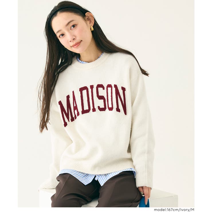 アソートワッペンニットトップス | coca | 詳細画像11 