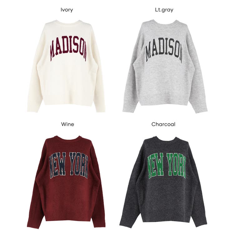 アソートワッペンニットトップス | coca | 詳細画像23 