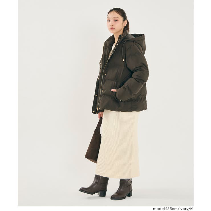 【セットアップ可能】ラメニットIラインスカート | coca | 詳細画像10 