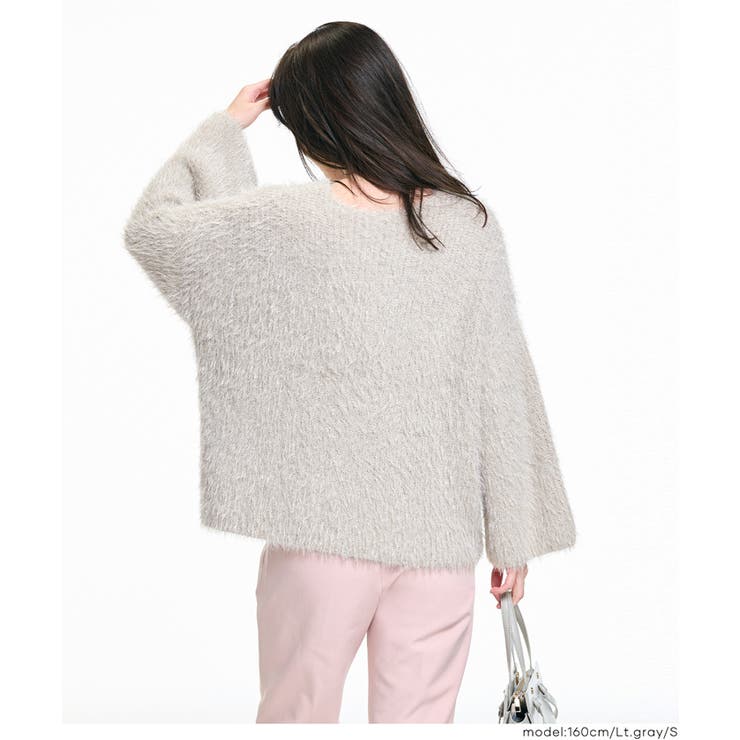 ふんわりラメシャギーニットトップス レディース | coca | 詳細画像8 