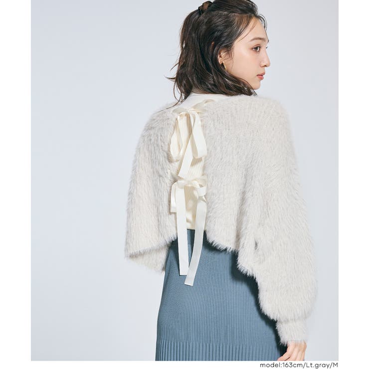 着こなし自在！リボンが可愛い2wayニットカーディガン | coca | 詳細画像9 