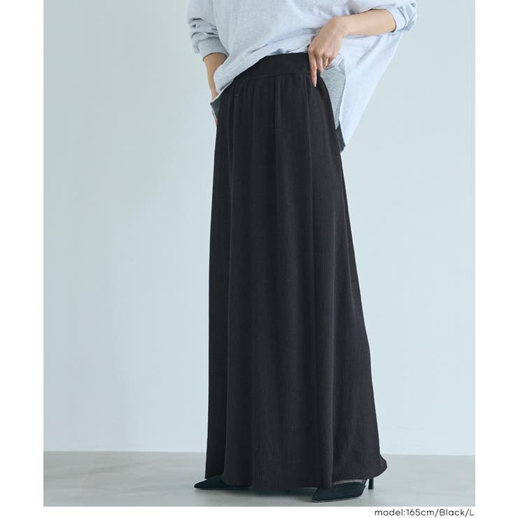 とろみリブニットスカート | coca | 詳細画像15 