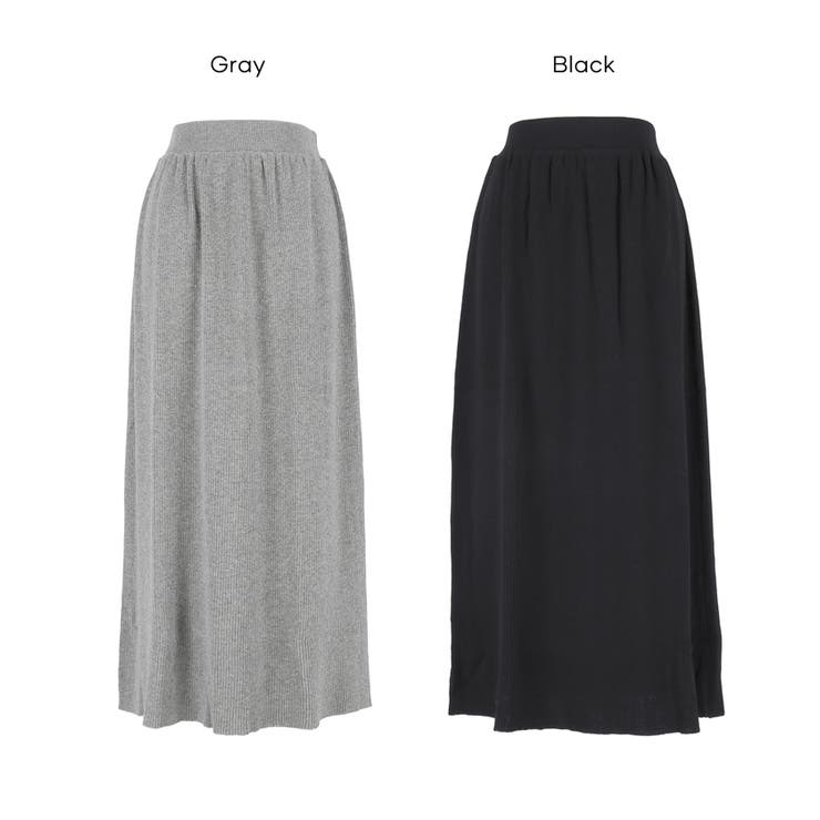 とろみリブニットスカート | coca | 詳細画像23 