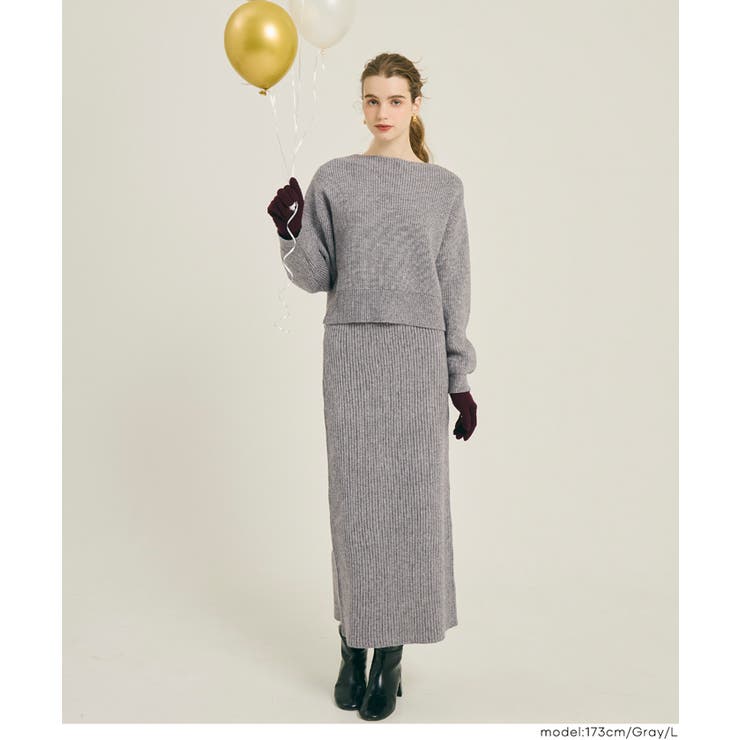 【セットアップ可能】ラメニットトップス | coca | 詳細画像16 