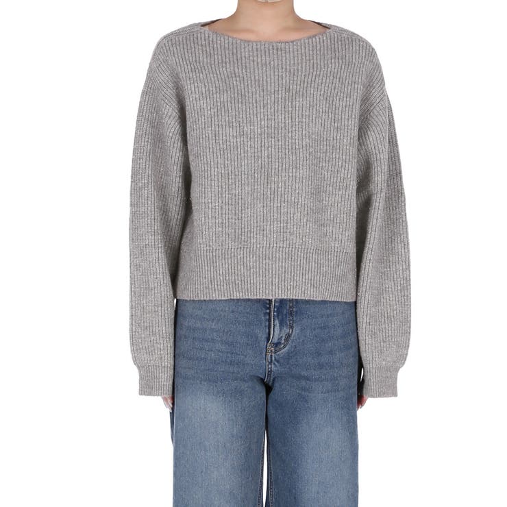 【セットアップ可能】ラメニットトップス | coca | 詳細画像4 