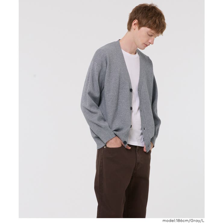 PBTハイゲージニットカーディガン メンズ | coca | 詳細画像11 
