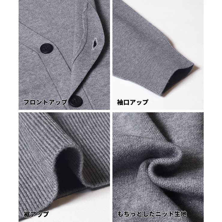 PBTハイゲージニットカーディガン メンズ | coca | 詳細画像14 