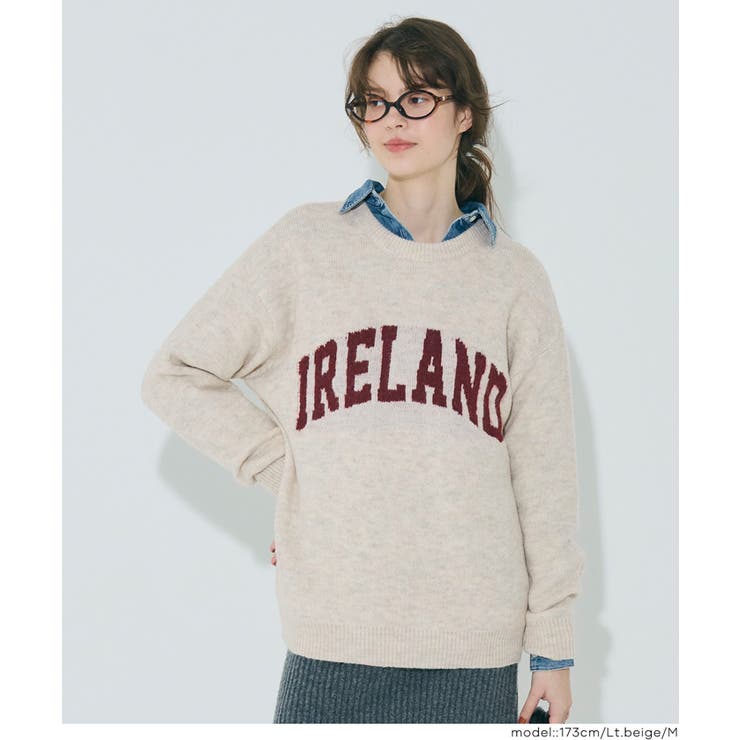 モヘヤ風アソートロゴニットトップス メンズ | coca | 詳細画像13