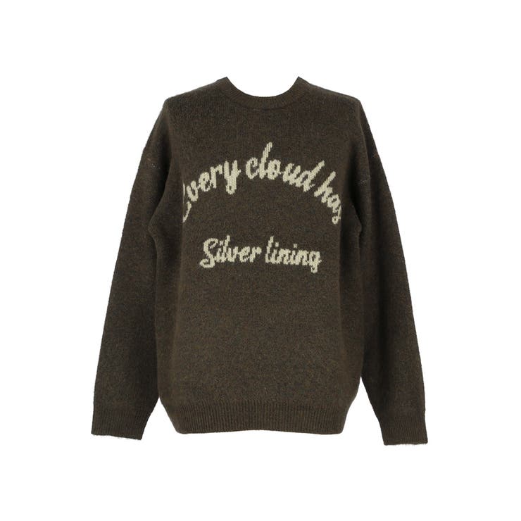 モヘヤ風アソートロゴニットトップス メンズ | coca | 詳細画像4