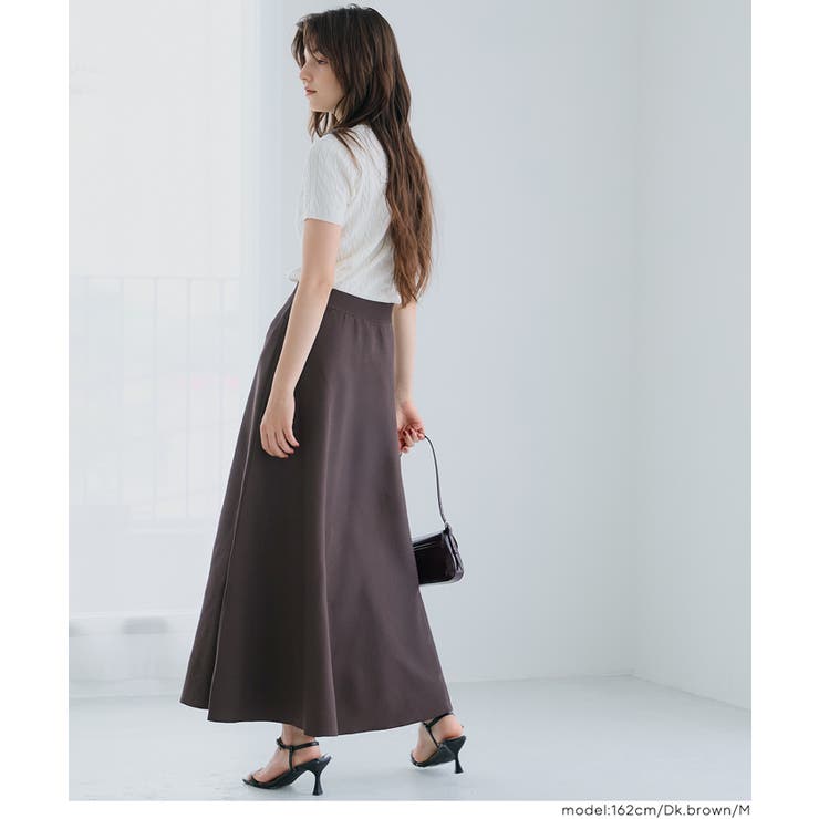 ニットAラインスカート | coca | 詳細画像11 