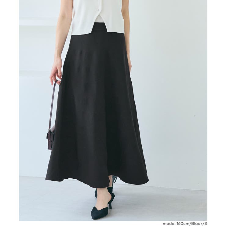 ニットAラインスカート | coca | 詳細画像17 