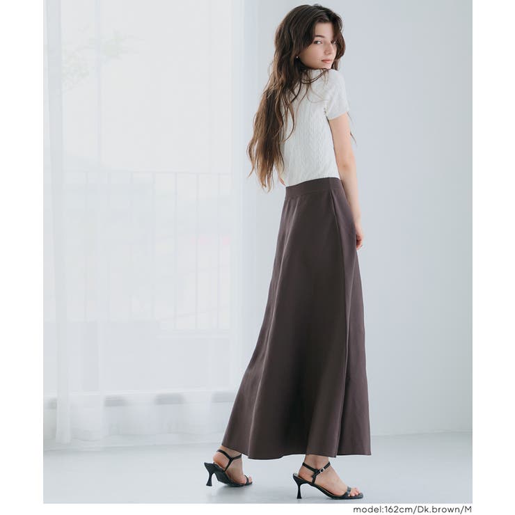 ニットAラインスカート | coca | 詳細画像10 