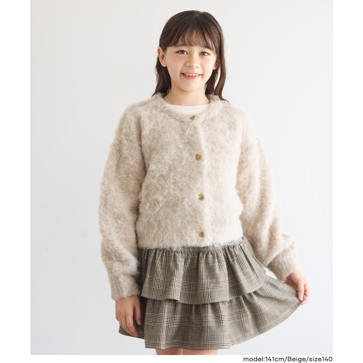 ＼親子お揃い・26aw新色登場／ブラッシュドブークレカーディガン | coca | 詳細画像2 