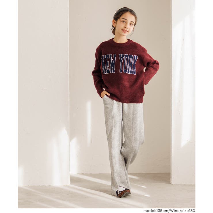 親子お揃いアソートワッペンニットトップス | coca | 詳細画像9 