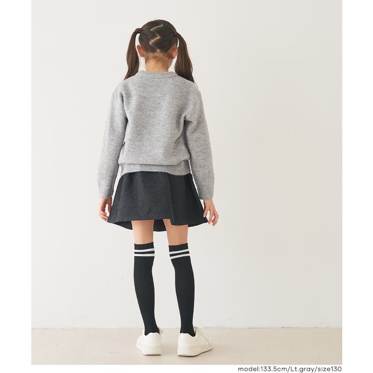 親子お揃いアソートワッペンニットトップス | coca | 詳細画像5 