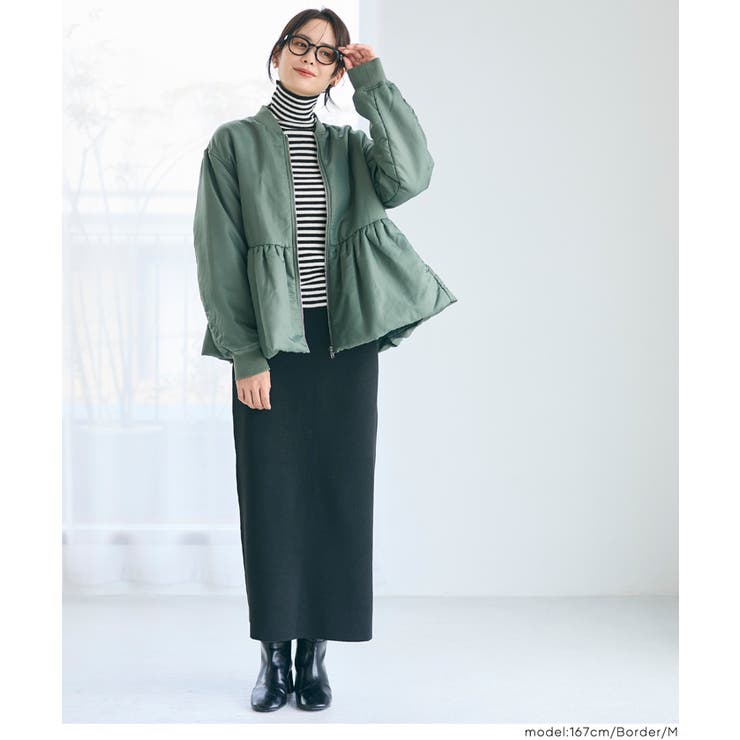 ウォッシャブル アンゴラタッチタートルネックニットトップス | coca | 詳細画像16 